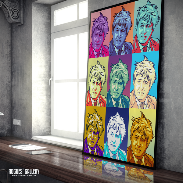 Boris Johnson Conservative PM pop art A2 Print edit