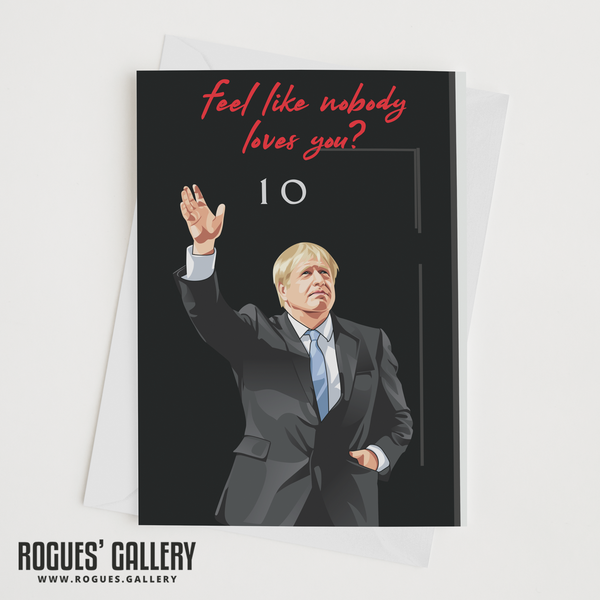 Boris Johnson Bojo Tory Valentine's Day card