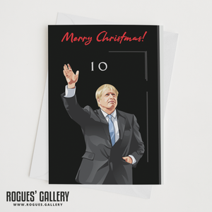 Boris Johnson Christmas Card Bojo PM