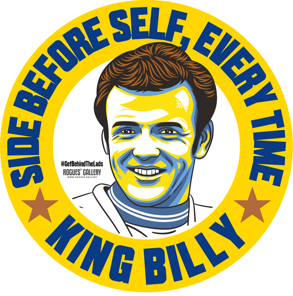 Billy Bremner Leeds United midfielder Manager stickers Vote #GetBehindTheLads El Loco