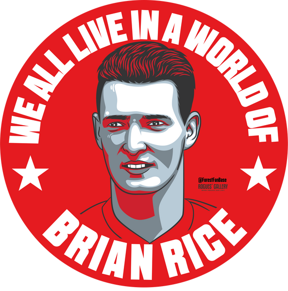 Brain Rice Nottingham Forest winger Deluxe stickers #GetBehindTheLads