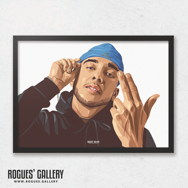 Bru-C MC rapper Nottingham A3 print