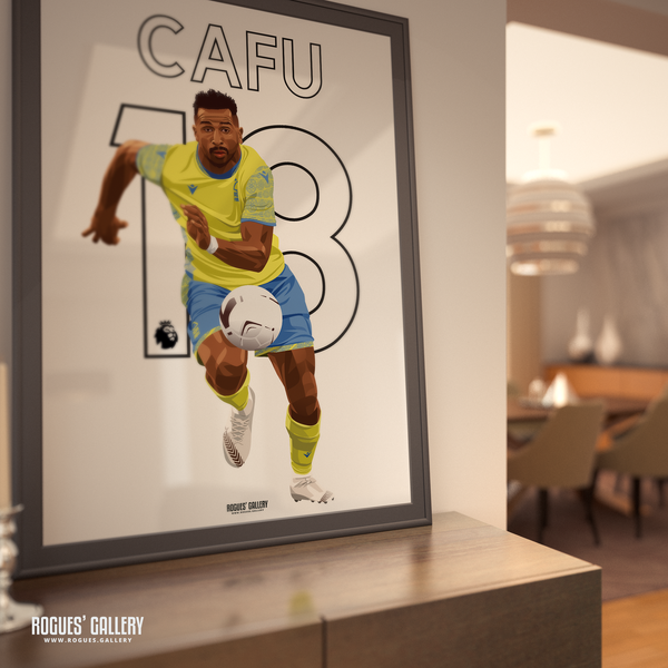 Cafu Nottingham Forest midfielder poster