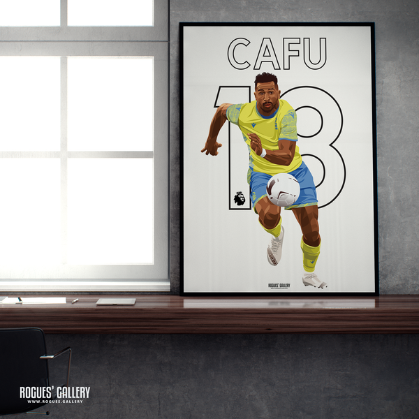 Cafu Nottingham Forest midfielder A2 print