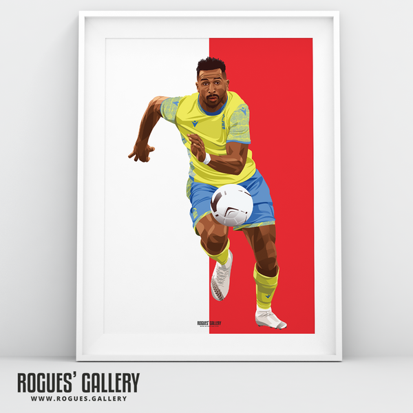 Cafu Nottingham Forest midfielder A3 print