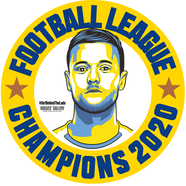 Leeds United Champions beer mats 2020 title Liam Cooper