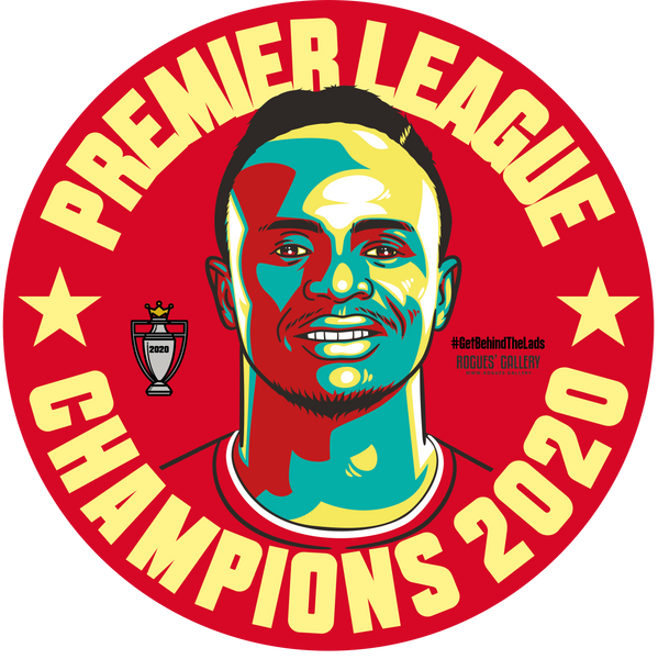 Liverpool Premier League Champions campaign stickers 2020 title Saido Mane