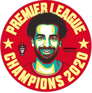 Liverpool Premier League Champions beer mats 2020 title Mo Salah