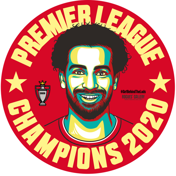 Liverpool Premier League Champions campaign stickers 2020 title Mo Salah