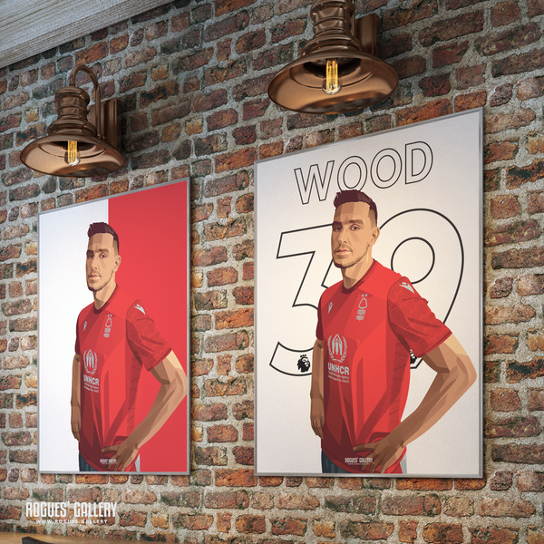 Chris Wood Nottingham Forest memorabilia signed posters City Ground