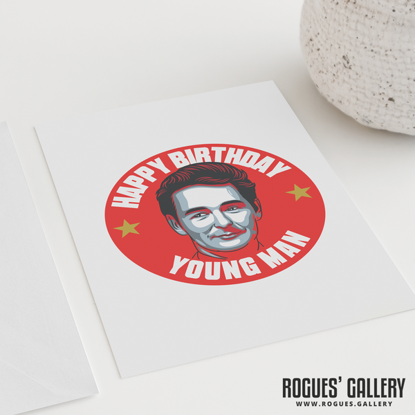 Brian Clough Nottingham Forest Manager Happy Birthday young Man Birthday card 6x9" NFFC City Ground