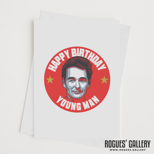 Brian Clough Nottingham Forest Manager Happy Birthday young Man Birthday card 6x9" NFFC