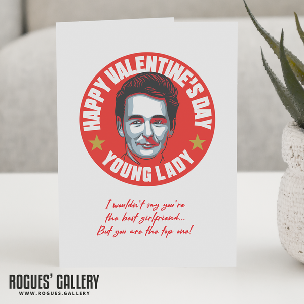Girlfriend Cloughie Nottingham Forest Top One Valentine's Day Card Brian Clough NFFC