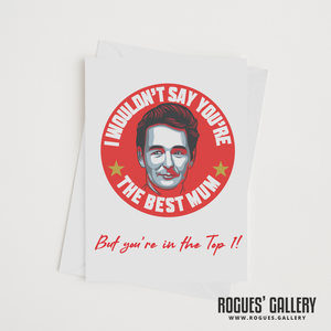 Brian Clough Nottingham Forest Manager Mother's Day card 6x9" NFFC top 1