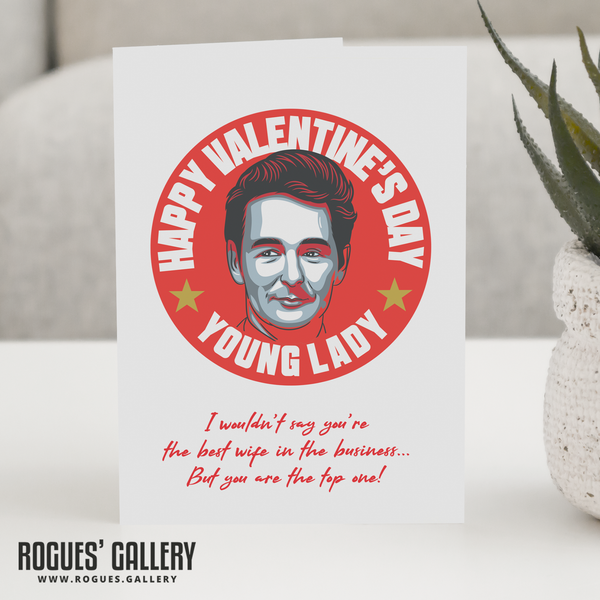 Wife Cloughie Nottingham Forest Top One Valentine's Day Card Brian Clough NFFC