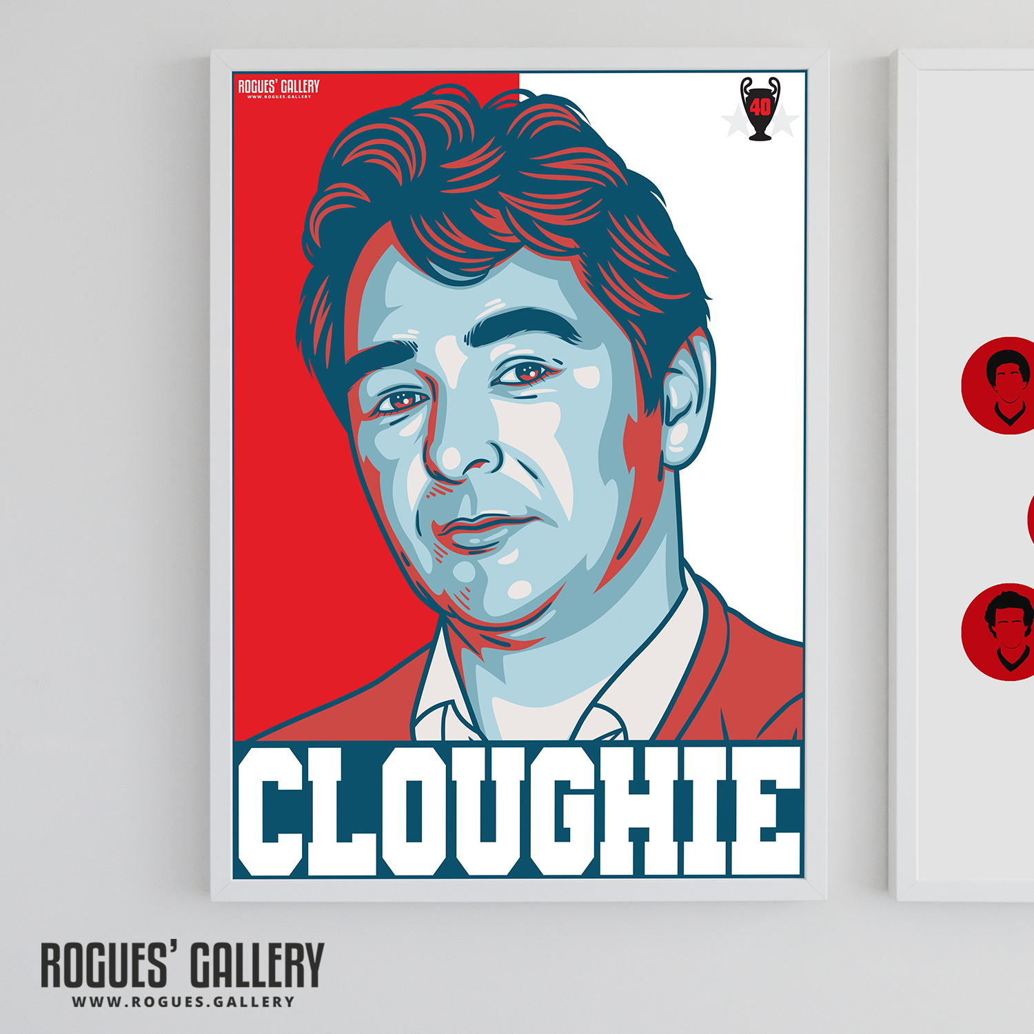 Brian Clough Cloughie Nottingham Forest Manager A3 Print