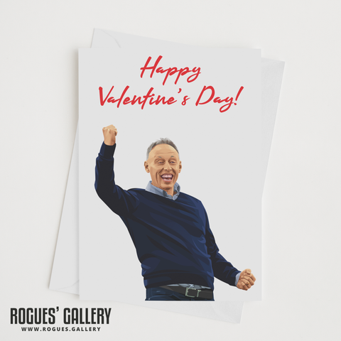 Steve Cooper Valentine's Day card Nottingham Forest head coach