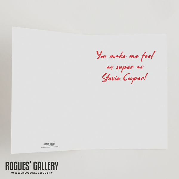 Steve Cooper Valentine's Day card Nottingham Forest super slogan