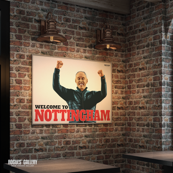 Steve Cooper Nottingham Forest memorabilia  poster