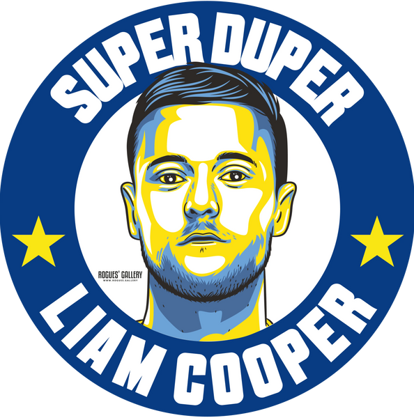 Liam Cooper Leeds United defender beer mats Vote #GetBehindTheLads