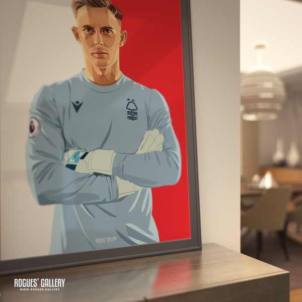 Dean Henderson Nottingham Forest goalkeeper poster