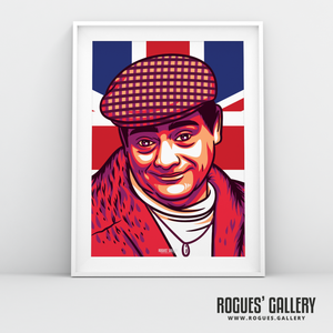 Del Boy Only Fools and horses David Jason Trotters Independent Traders Peckham BBC Tv legend A3 print