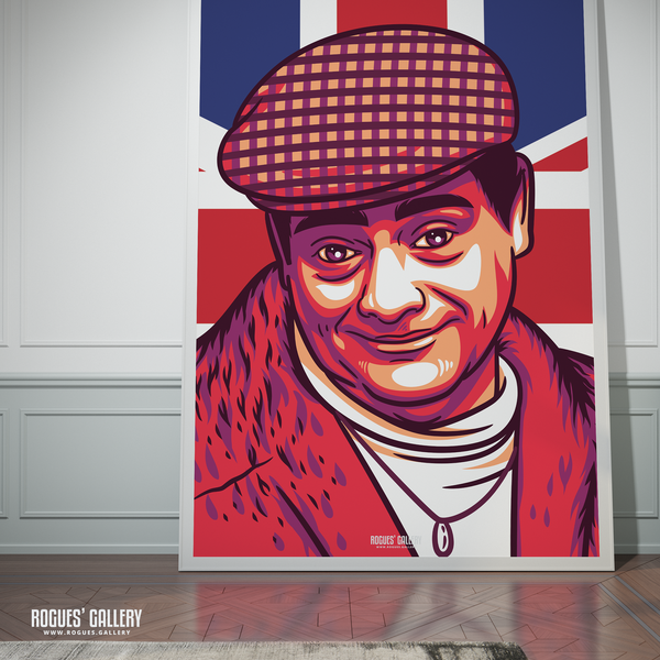 Del Boy Only Fools and horses David Jason Trotters Independent Traders Peckham BBC Tv legend A0 print