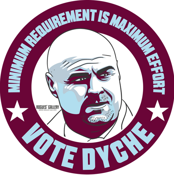 Sean Dyche Burnley FC Manager beer mats maximum effort Vote #GetBehindTheLads