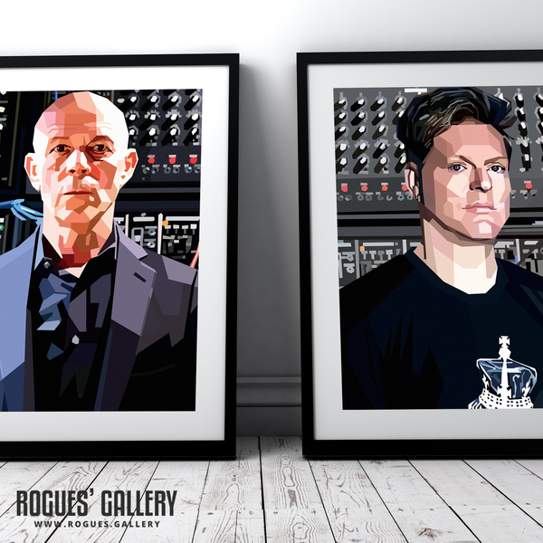 Vince Clarke Erasure synth pop memorabilia poster modern art portrait