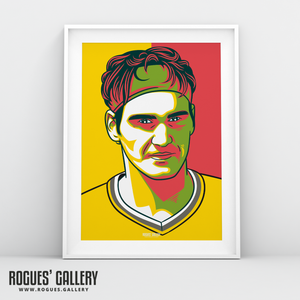 Roger Federer Tennis legend grand slam winner champion A1 A3 art prints