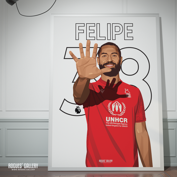 Felipe Nottingham Forest defender poster