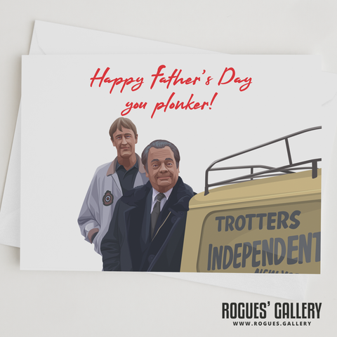 Only Fools and Horses Del Boy Rodney van Father's Day Card