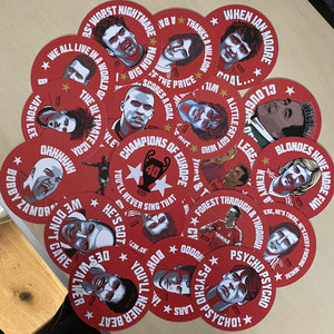 Forest Retro Special Bundle - #GetBehindTheLads Stickers or Beer Mats