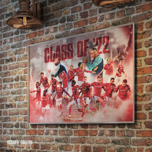 Nottingham Forest memorabilia U23 Squad concept signed poster 2022