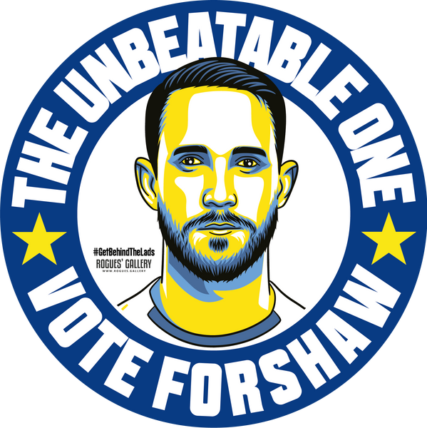 Adam Forshaw Leeds United midfielder stickers Vote #GetBehindTheLads