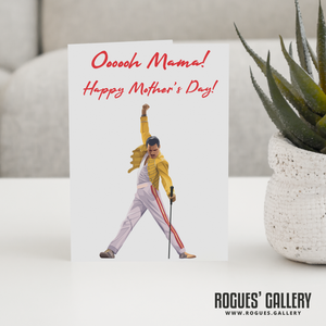 Freddie Mercury of Queen Mother's Day Card
