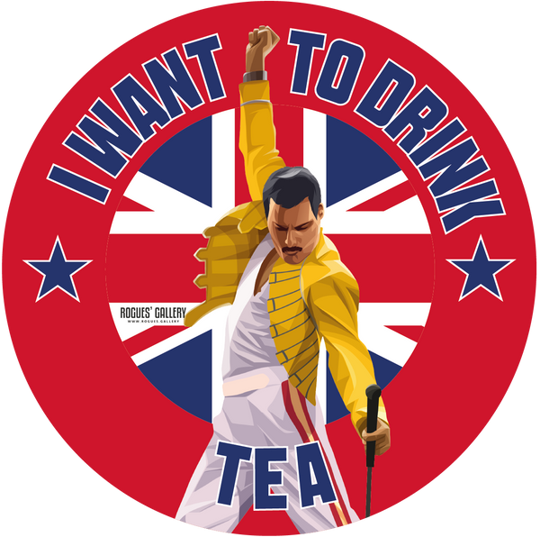 Freddie Mercury Queen beer mats tea coffee coasters