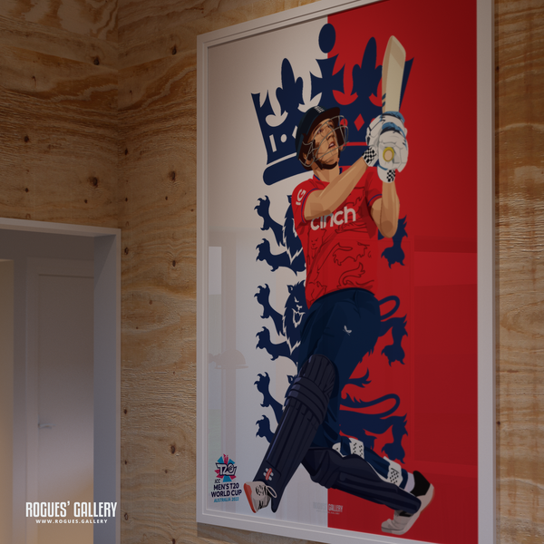 Harry Brook England cricketer T20 World Cup 2022 poster