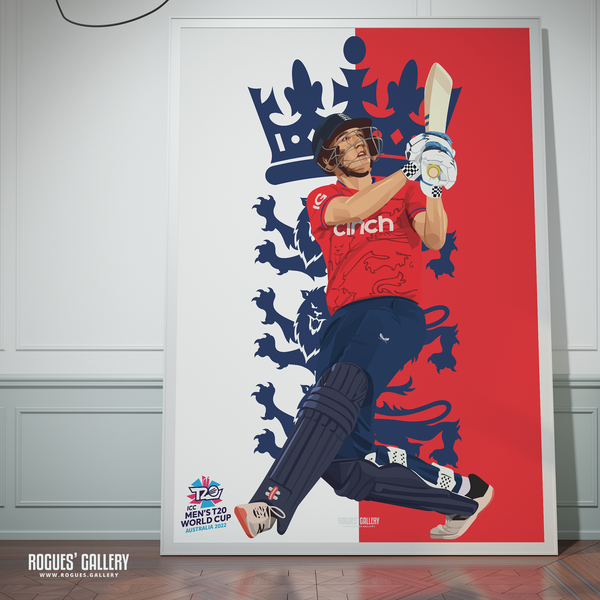 Harry Brook England cricketer T20 World Cup 2022 poster