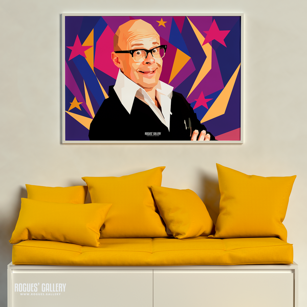 Harry Hill comedian A2 print