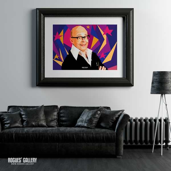 Harry Hill comedian signed poster memorabilia