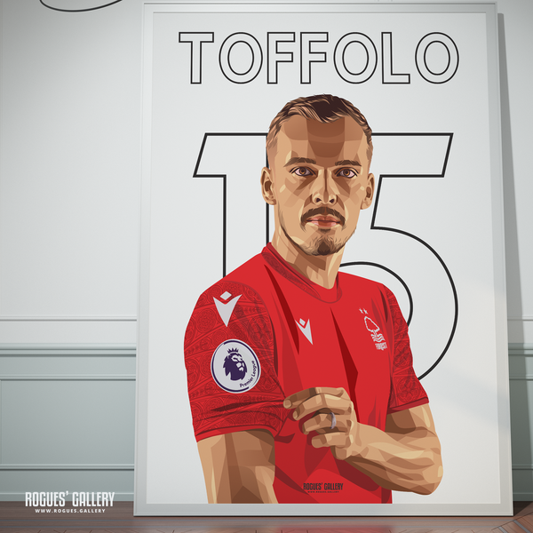 Harry Toffolo Nottingham Forest left back 15 poster