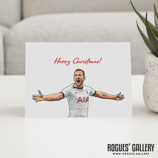 Harry Kane Harry Christmas! greeting card Spurs striker THFC England captain festive