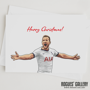 Harry Kane Harry Christmas! greeting card Spurs striker THFC England captain