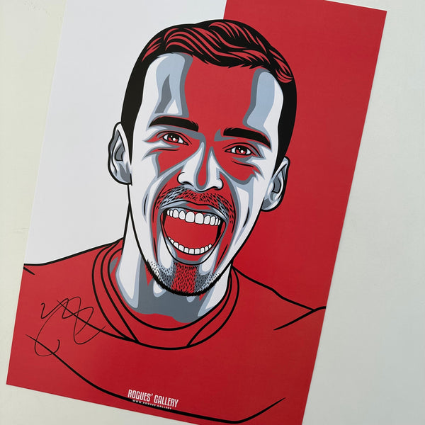 Harry Toffolo Nottingham Forest signed A3 print