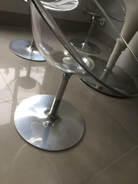 Kartell Eros Swivel Chairs by Philippe Starck