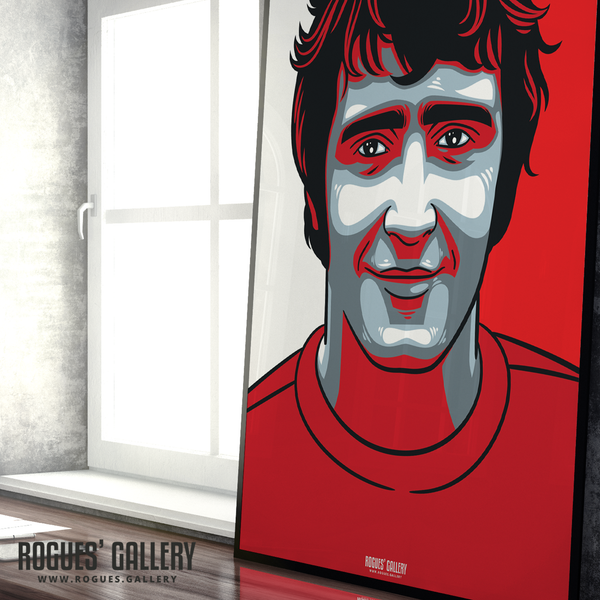 Ian Storey Moore Nottingham Forest forward City Ground A1 art print