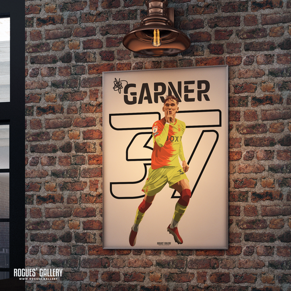 James Garner Nottingham Forest City Ground NFFC poster loan midfielder