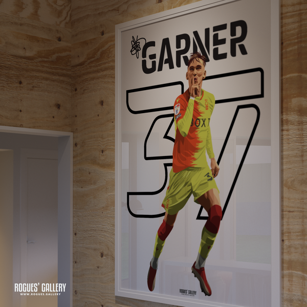 James Garner Nottingham Forest poster loan Manchester United midfielder