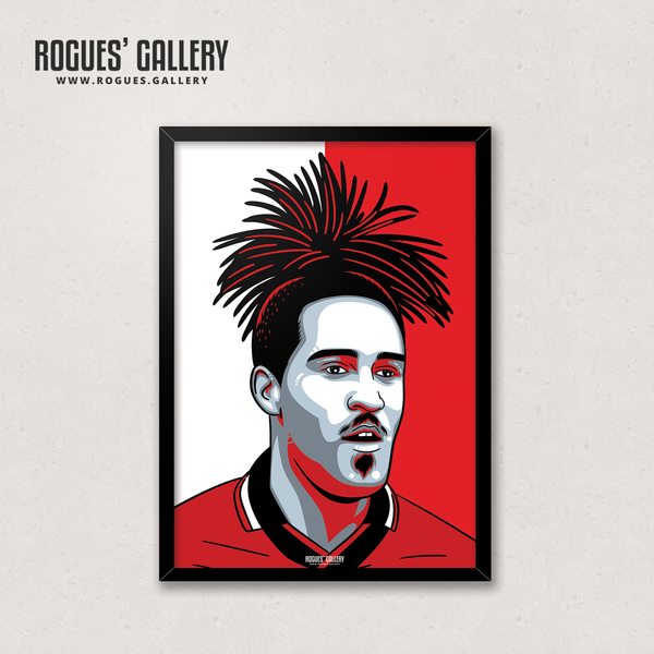 Jason Lee NFFC Forest forward pineapple haircut  A3 print